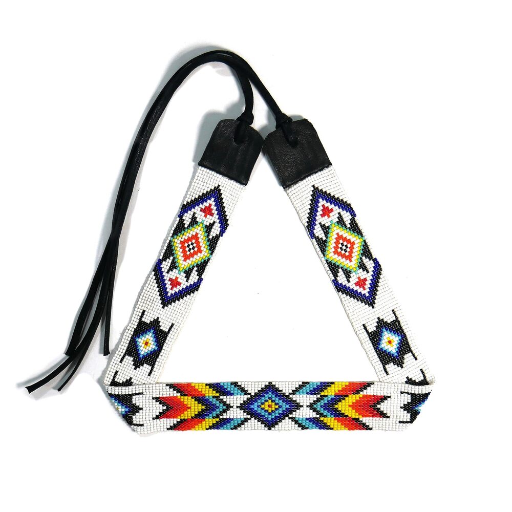9975 Beaded Hat Band Native American Style Southwestern Cowboy Rode